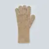 Guantes de Color Sólido 29% Lana de Conejo Mezclada para Mujer en Otoño e Invierno Pantalla Táctil Lana Tejidos de Cinco Dedos Cálidos