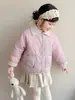 Chaqueta de Algodón para Niñas Otoño Invierno Nueva Elegante Casual Acolchada con Felpa Gruesa Ropa de Algodón Cálida Ropa de Abrigo Ropa de Invierno para Bebés Moderna