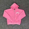 Cardigan con Letra Bordada Alcatraz de Venta Cruzada Europea y Americana Sudadera con Capucha Forrada de Polar Chaqueta Pantalones Casuales