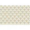 Papel Tapiz de Lujo Ligero Americano Moda Moderna Dorado Dormitorio Comedor Pared de Fondo de TV Pluma de Pavo Revestimiento de Pared