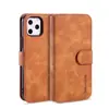 Adecuado para Apple 13 borde de aceite vintage hebilla magnética correa funda de teléfono móvil flip business tarjeta iPhone13 Max funda de cuero