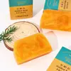 [Simis] Jabón de Oro Polvo de Oro Jabón Limpiador Trapezoide Hecho a Mano Jabón de Aceite Esencial Perfumado 80g Fabricante Venta al por Mayor Entrega