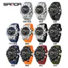 Reloj Sanda de Esfera Grande con Alto Valor Estético, Calendario, Doble Movimiento Luminoso, Resistente al Agua, Amigable para Estudiantes, Función de Repetición, Modelo Nuevo