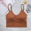 Nuevo Kaka Mismo Estilo Ropa Interior Sexy Espalda Descubierta Forma de U Reafirmante Acolchado Sujetador con Pecho Envoltura de Pecho para Mujer Deportes
