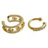 Super Brazaletes de Oreja Estilo Hada Sin Perforación para Apilar, Pequeños Brazaletes de Oreja con Temática de Bosque y Hadas para Mujeres Sin Perforaciones