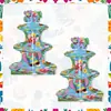Amazon Nuevo Estilo Bordes Limpios Tema Stilla Fiesta de Cumpleaños Vajilla Desechable Mantel Servilletas Bandeja Decoraciones