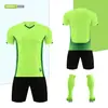 Traje de Uniforme de Fútbol para Hombre al por Mayor Estampado Ropa de Equipo para Partido Ropa de Entrenamiento para Deportes Competitivos Camiseta de Fútbol de Manga Corta para Niños