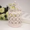 Portavelas de Aromaterapia de Lujo Ligero Contenedor de Velas Adornos para Portavelas Portavelas Decorativo de Hierro Calado de Gama Alta Portavelas