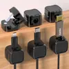 Organizador de Cables Magnético para Escritorio, Soporte para Cables de Datos y Carga de Teléfono, Pinza para Cables, Gancho para Enchufes para Uso en Casa