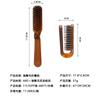 Peine de Cerdas Plegable Portátil para Viaje para Mujer, Peine de Bolsillo de Cerdas de Cerdo para Peinar y Dar Volumen al Cabello, Peine Pequeño para Viaje