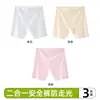 Procesamiento Personalizado Directo de Fábrica Ropa Interior para Niñas Pantalones de Seguridad Antibacterianos Grado 10A Leggings Delgados de Verano