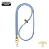 Cordón de alta gama original para teléfono móvil de 8 MM resistente para colgar en el cuello ajustable para exteriores anti-pérdida cuerda trenzada para muñeca dorada