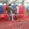 Conducto de aire de hierro que atraviesa la pared subterránea, conducto de aire de acero conectado por brida, equipo fijo de guía de aire para el sistema de ventilación de la Mina de Carbón Zhongsheng