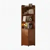 Estantería de Esquina Integrada en la Pared, Gabinete Triangular, Gabinete de Almacenamiento para Esquina de Dormitorio, Gabinete de Esquina de 90 Grados para Sala de Estar