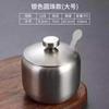 Conjunto Combinado de Potes de Tempero de Aço Inoxidável 304 Estilo Coreano Comercial Caixa de Tempero Dourada Pote de Tempero Pote para Pimenta Óleo Sal