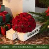 Kit de Rosa Artificial para el Día de San Valentín, Floral Pr para Pasillo de Boda