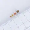 Dorado Blanco Mate Dorado Mate de Oro de 18 Quilates con Recubrimiento que Conserva el Color Cuentas Cuadradas Pequeñas Cuentas Sueltas Cuentas Cuadradas Accesorios de Cuentas Espaciadoras de Perla Cristal Jade para Manualidades