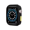 Para Apple Watch 7ª Geração Case Protetor de Botão TPU Cor Doce iWatch6se Capa Macia 345 Borda Anti-queda