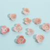 Direto da fábrica natural shell flor diy rosa shell tigela flor acessórios materiais acessórios para o cabelo broche brincos brincos 8-12mm