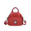 Bolsa Pequena de Nylon Xadrez da Moda, Bolsa Esportiva da Nova Temporada, Bolsa de Ombro Transversal Leve Versátil Casual