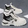 Botas Martin casuales versátiles para hombre, nueva colección primavera 2026, botas de trabajo de caña alta, zapatos deportivos para exteriores que aumentan la altura