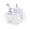 Cargador Rápido de Doble Puerto A+C Transfronterizo de 35W para Teléfonos Móviles, Enchufe Estándar para EE. UU. y Reino Unido de 20W, Adecuado para Apple 85% de descuento Cabezales de Carga Apilables