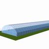 Película de sombreado exterior para invernaderos de varios tramos. Fabricantes de invernaderos de varios tramos que suministran invernaderos unidos para plántulas de flores.
