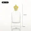 Frascos de Spray de Perfume Tipo Empurrador Atacado, Frascos Cosméticos de Vidro Transparente, Frascos Reutilizáveis, Frascos de Perfume Portáteis para Viagem, Frascos Vazios