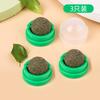 Juguete de Caramelo de Menta Mordible para Gatos para Moler y Limpiar Dientes, Snack Giratorio de Madera para Mascotas para Limpiar y Moler Dientes