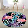 Alfombra Redonda Estéreo 3D Blanco y Negro Transfronteriza de Halloween para Dormitorio, Sala de Estar, Mesa de Café, Alfombrilla Absorbente con Trampa de Ilusión