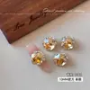 Decoraciones K9 para manicura con pedrería en forma de huevo de paloma color champán, de alta gama, sin base, pedrería grande tipo azúcar helado, lujo ligero, bolas de pedrería para manicura hechas a mano