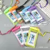 Bolsa à Prova d'Água para Celular com Tela Sensível ao Toque Selada Manga de Mergulho Airbag Natação Derivação Especial Desenho Animado Capa de Poeira Transparente