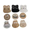 Ventas Directas de Fábrica Accesorios de Dibujos Animados Etiqueta de Unión de Piel Ropa Zapatos y Sombreros Equipaje Etiqueta Decorativa