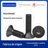 Parafuso de soquete hexagonal de cabeça escareada Parafuso de alta resistência grau 10.9 M3M4M5M6M8M10M12 parafuso de soquete hexagonal de cabeça chata