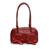 Bolso Boston Tote de Nicho Estilo Coreano para Mujer Primavera 2026 Nuevo Versátil Lujo Ligero Bloqueo de Color Bolso de Hombro para Debajo del Brazo