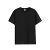 Camiseta masculina de algodão de Xinjiang 270g Camiseta masculina pesada manga curta solta gola redonda japonesa cor sólida camiseta algodão masculino