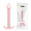 Cuentas de Amor Secreto Plug Anal de Gelatina para Principiantes Herramienta para Apertura Anal de Principiante Juguete Anal Relajante para el Placer Adulto de las Mujeres