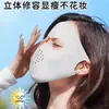 Mascarilla Facial Completa Protectora Solar de Hielo Unisex Seda de Hielo Ligera Transpirable Esquina de los Ojos Protección UV Mascarilla de Verano