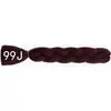 Peluca de Fibra Sintética Africana Trenza Grande de Fibra de Alta Temperatura para Mujer, Cabello Trenzado de un Solo Color, Rastas, Se Puede Ondular y Teñir