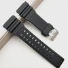Adecuado para correa de repuesto de reloj electrónico para niños material PU negro correa de reloj deportivo de silicona una variedad de multitaalla