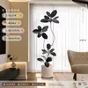 Planta Artificial Verde Black Diamond con un Toque de Lujo para Decoración de Sala de Estar, Planta de Interior Grande en Maceta, Árbol Falso, Planta Biomimética