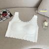 Ropa interior deportiva sin costuras para mujer, inalámbrico, para pecho pequeño, push up, verano, fina, espalda bonita, sujetador, top tubo, camiseta sin mangas, niña