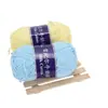 Xuefeier Algodão Penteado de Bebê 5 Fios Leite DIY Bola de Lã Grossa Material para Crochê Feito à Mão Bolsa Fio de Algodão