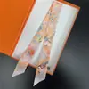 Bufanda de Seda Fina y Larga Estrecha para Mujer, Versátil para Primavera y Verano, Se Puede Usar como Lazo para el Cabello, Decoración de Bolso, Pañuelo para el Cuello, Cinta para el Cabello, Cinta o Accesorio para el Cabello