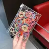 Gomas Elásticas Pequeñas para Niñas para Atar el Cabello, No Dañan el Cabello, Alta Elasticidad, Adecuadas para Niñas de 3 a 6 Años, Fuertes y Duraderas