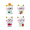 Lindo Lingote Gato de la Suerte Muñeca Linda Casa de Muñecas Accesorios de Decoración DIY Micro Paisaje Coche Escritorio Adornos Pequeños