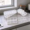 Caja de Almacenamiento Transparente de Plástico Fijo del Fabricante, para Cuentas Esmalte de Uñas Joyería, Caja de Clasificación con Múltiples Compartimentos, Caja para Exhibición y Organización de Equipo de Pesca