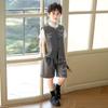 Vestido de Estilo Chinês Novo para Meninos Verão Estilo Chinês Hanfu Colete Bordado Xiangyun Terno Vestido Infantil para Apresentação