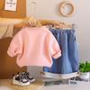 Suéter de Dibujos Animados para Niños 2025 Otoño Nuevo Estilo 1-5 Años Estilo Coreano Ropa Infantil Niñas Suéter de Punto con Estampado Lindo