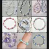 Cuentas Sueltas Acrílicas para Agujero Recto de 6-18 mm Material para Pulseras DIY Cuentas Blancas Accesorios Cuentas Redondas Acrílicas